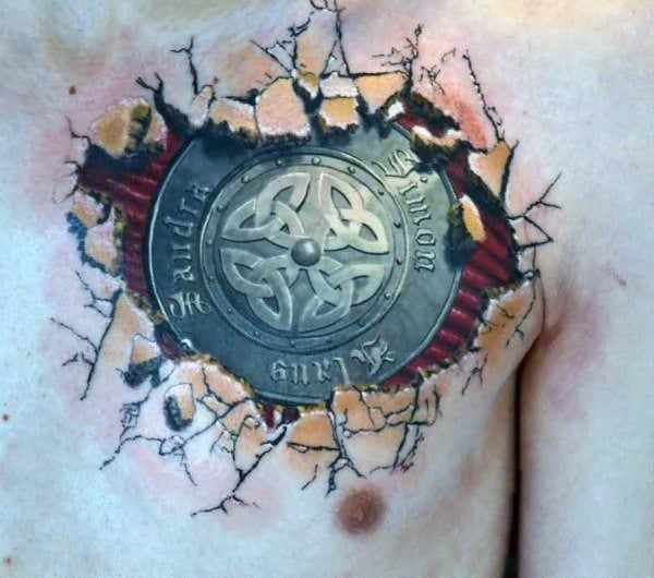 tatuagem escudo 25