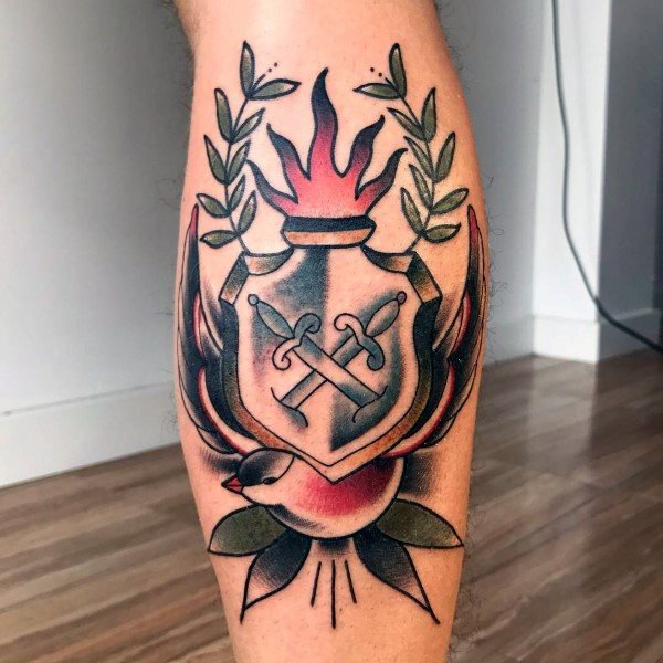tatuagem escudo 53