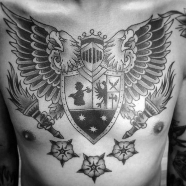 tatuagem escudo 55
