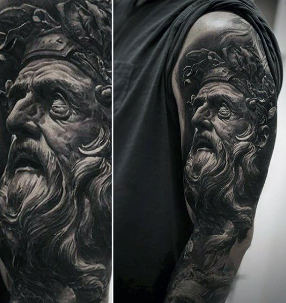 tatuagem estatua romana13