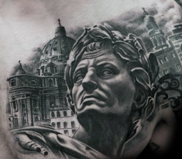 tatuagem estatua romana27