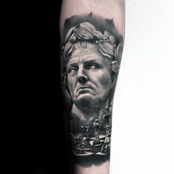 tatuagem estatua romana61