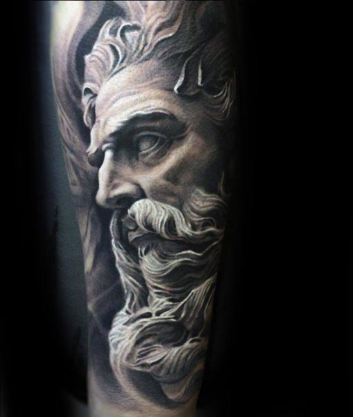 tatuagem estatua romana73