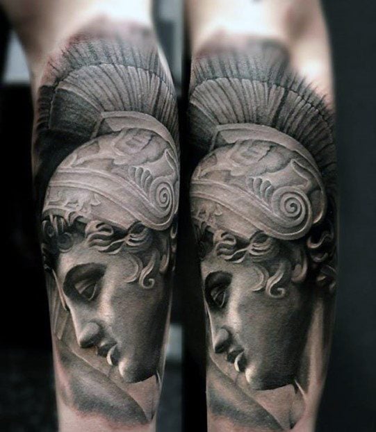 tatuagem estatua romana77
