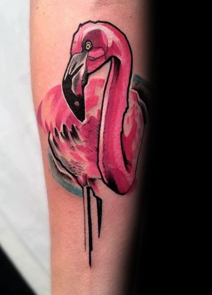 tatuagem flamingo 05