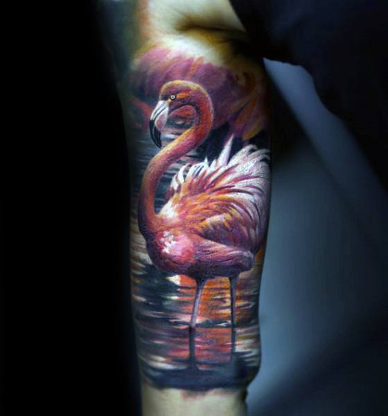 tatuagem flamingo 11