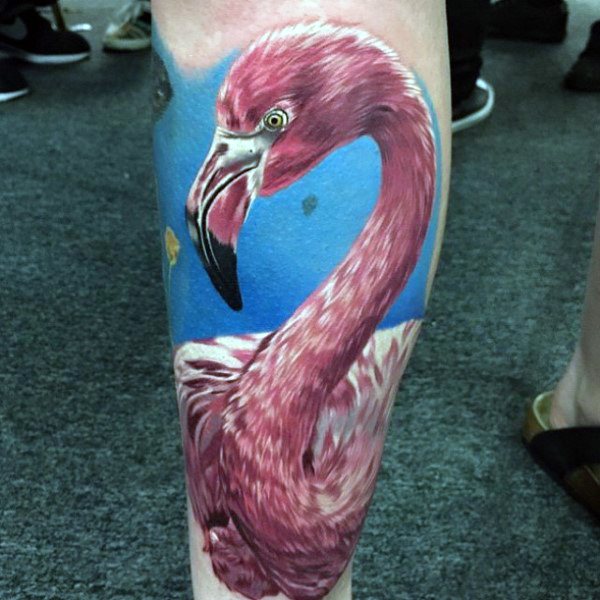 tatuagem flamingo 35