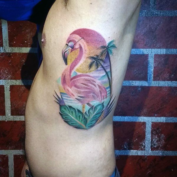 tatuagem flamingo 43