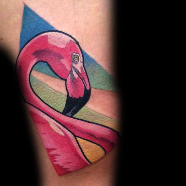 tatuagem flamingo 49