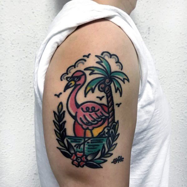tatuagem flamingo 65