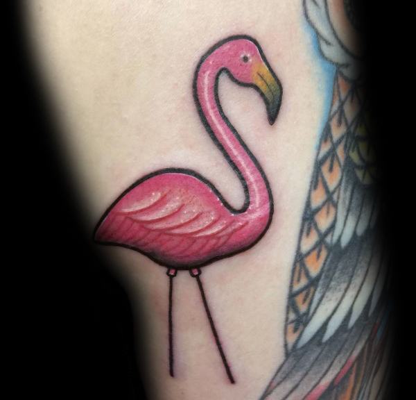 tatuagem flamingo 77