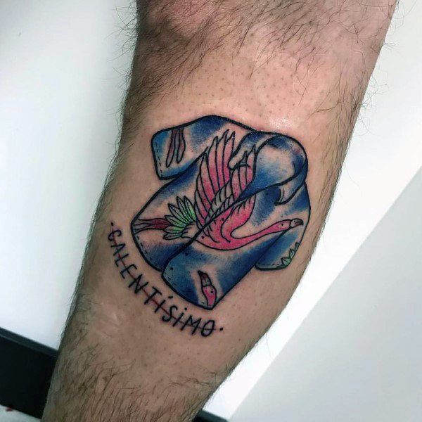 tatuagem flamingo 87