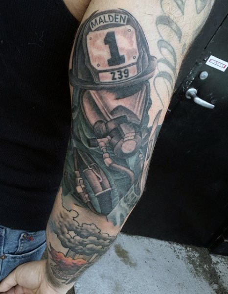 tatuagem bombeiro 15