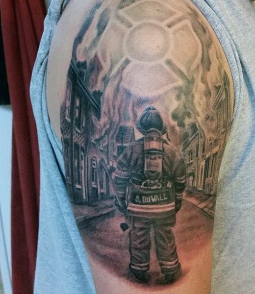 tatuagem bombeiro 57