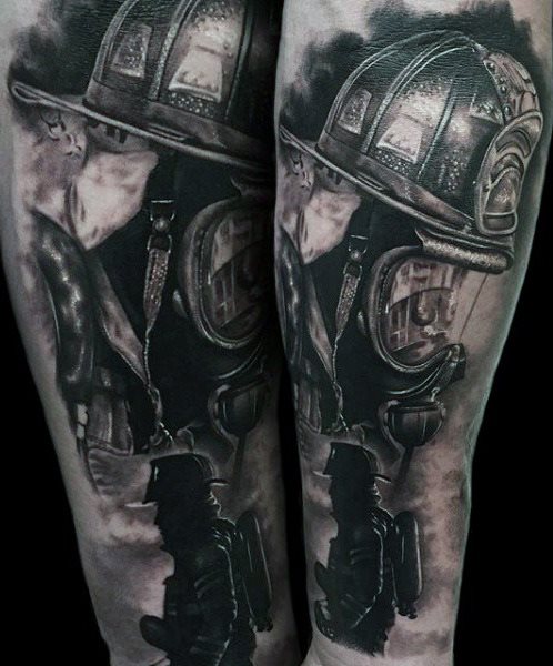 tatuagem bombeiro 71