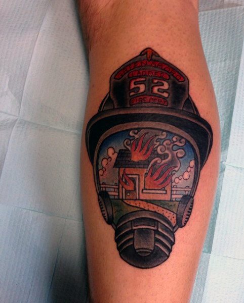 tatuagem bombeiro 77