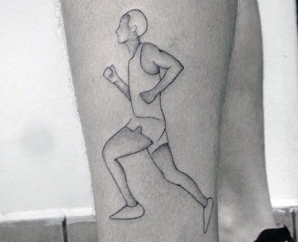 80 tatuagens para corredores, runners e maratonistas