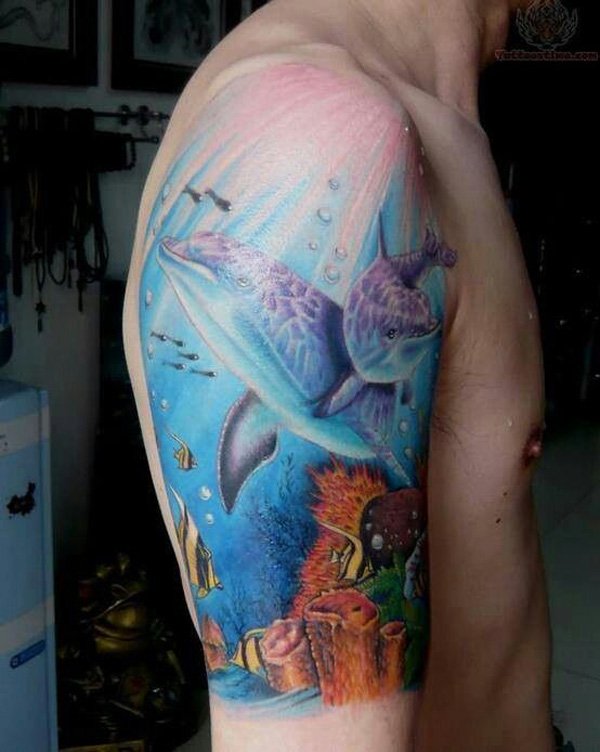 tattuagem golfinho 29