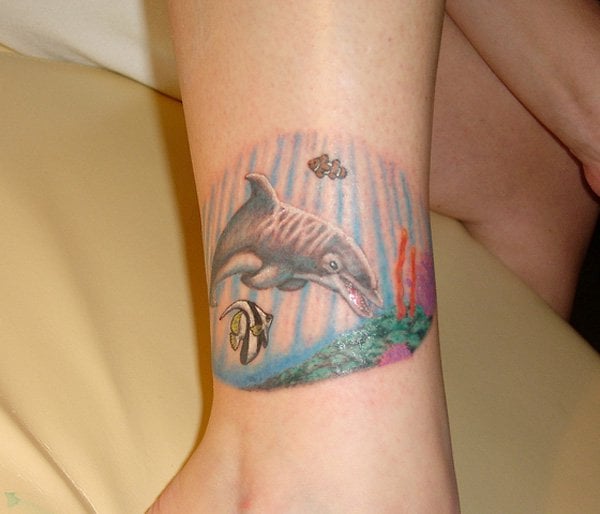 tattuagem golfinho 47