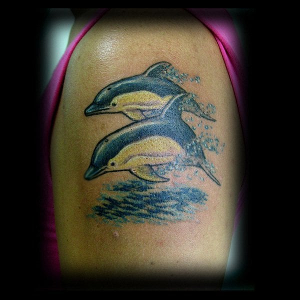 tattuagem golfinho 73
