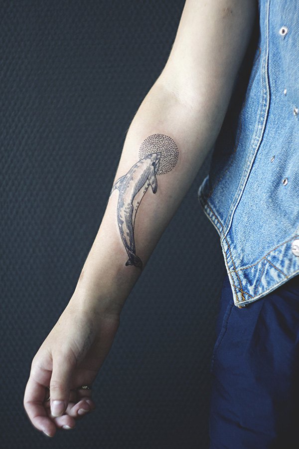 tattuagem golfinho 81