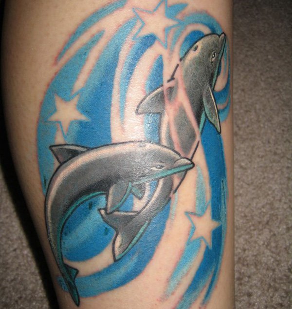 tattuagem golfinho 83