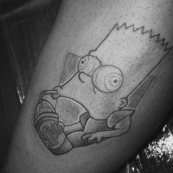 tatuagem bart simpson 44