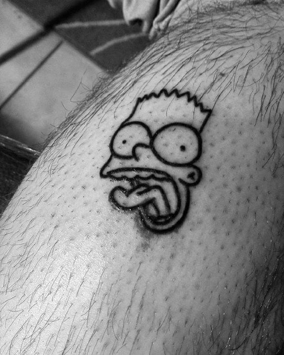 tatuagem bart simpson 68