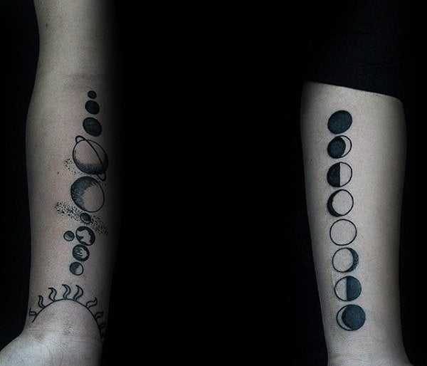 tatuagem fases lua 51