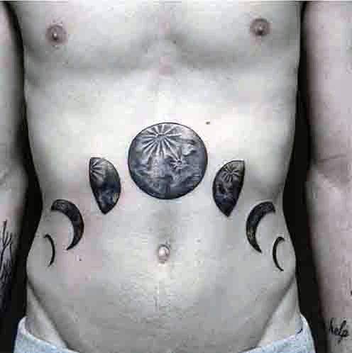 tatuagem fases lua 95