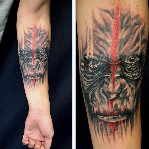 tatuagem gorila 106
