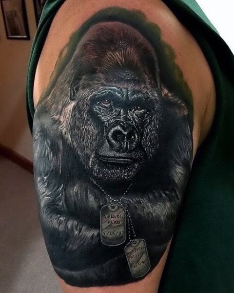 tatuagem gorila 127