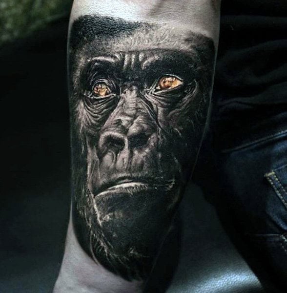 tatuagem gorila 133