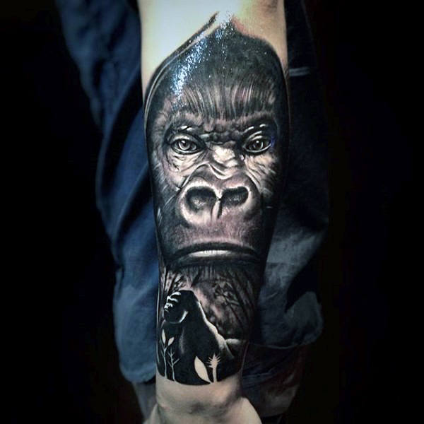 tatuagem gorila 148
