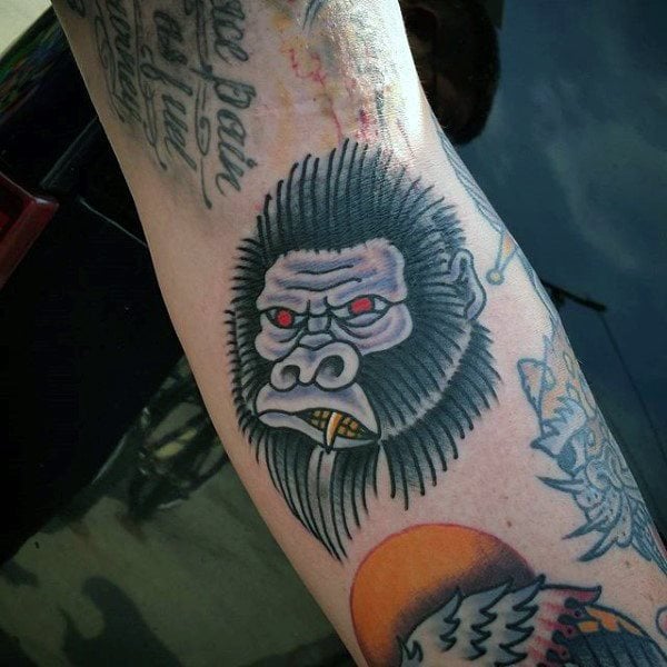 tatuagem gorila 160