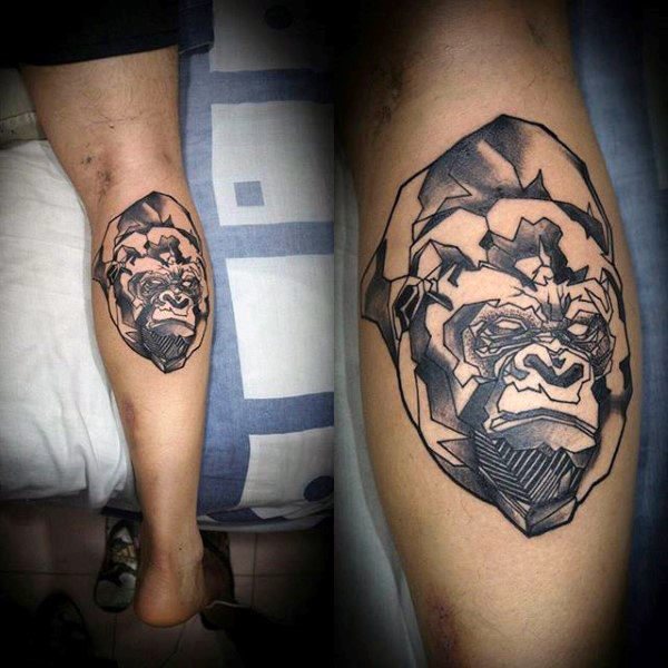 tatuagem gorila 172