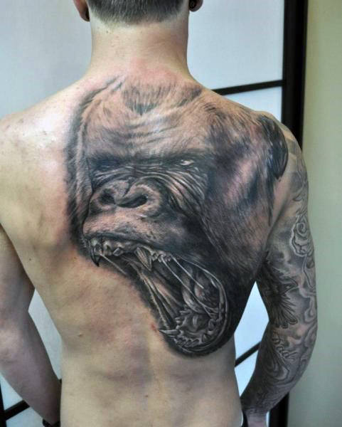 tatuagem gorila 184