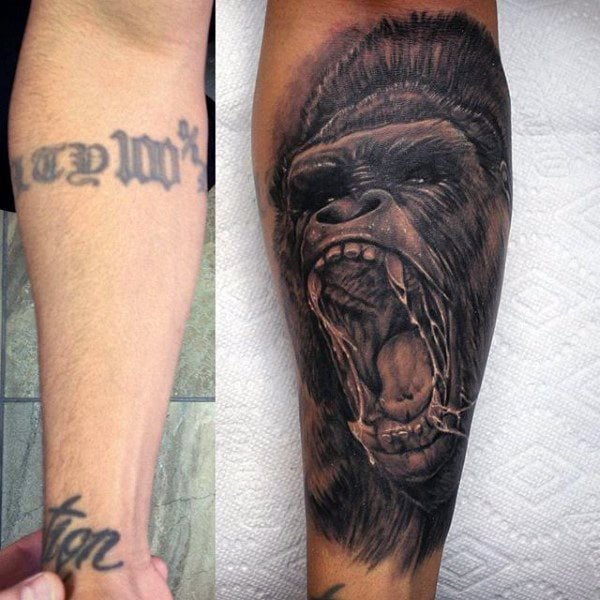 tatuagem gorila 187