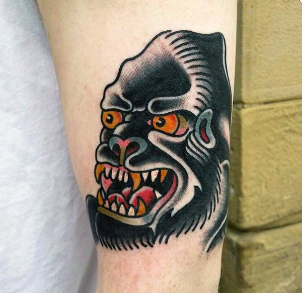 tatuagem gorila 199