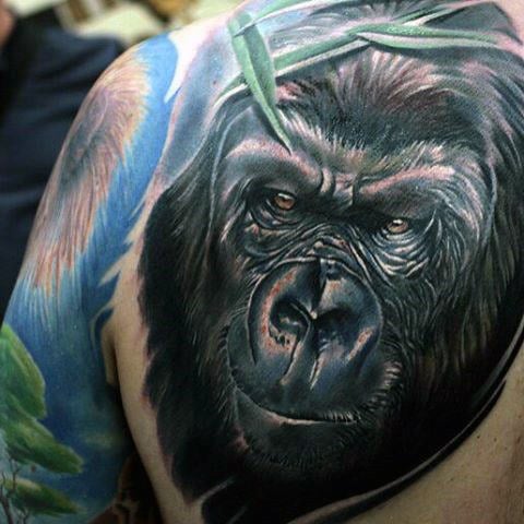 tatuagem gorila 208