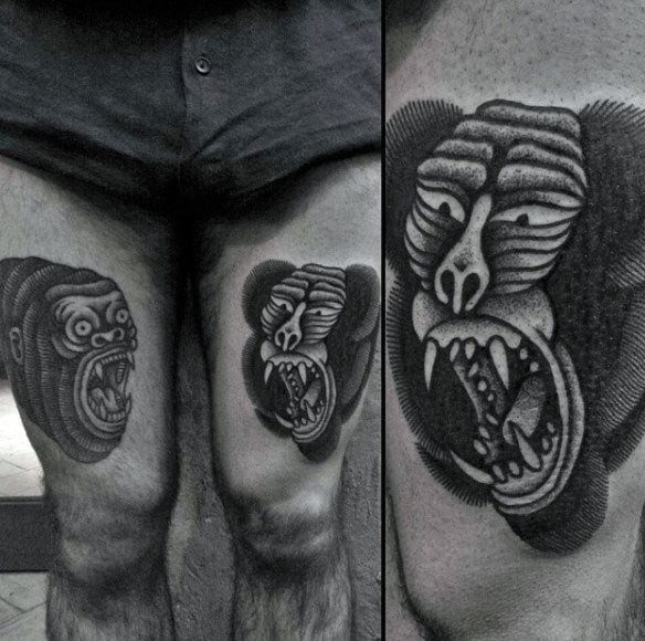 tatuagem gorila 223