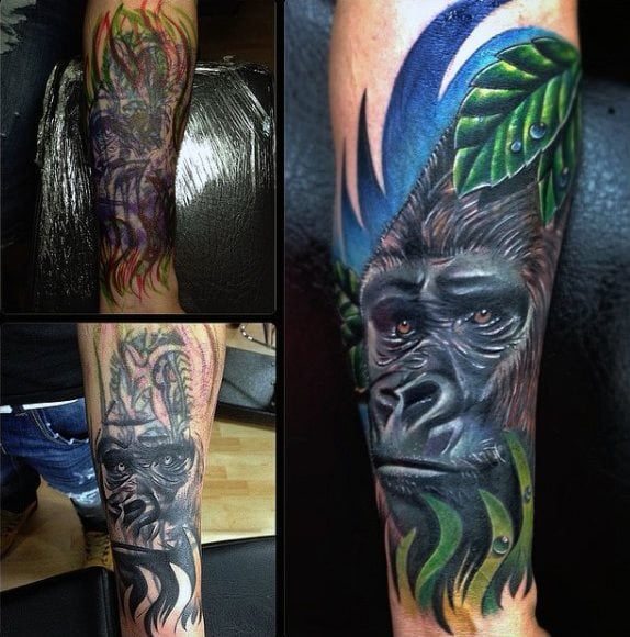 tatuagem gorila 232