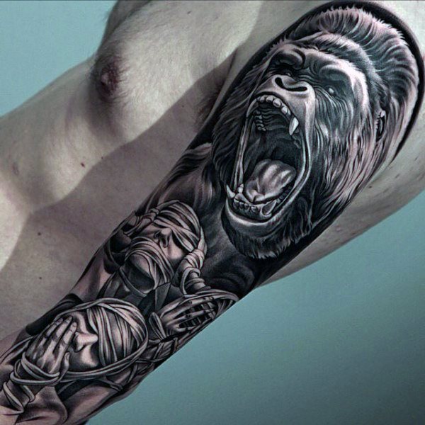 tatuagem gorila 241