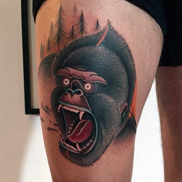 tatuagem gorila 25