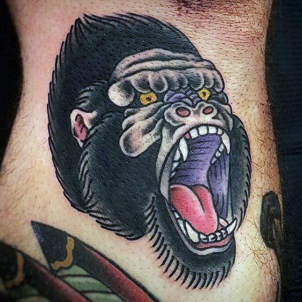 tatuagem gorila 256