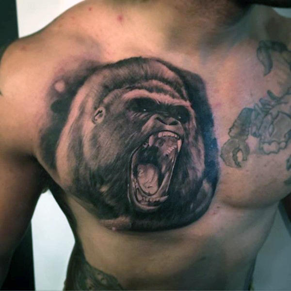 tatuagem gorila 286