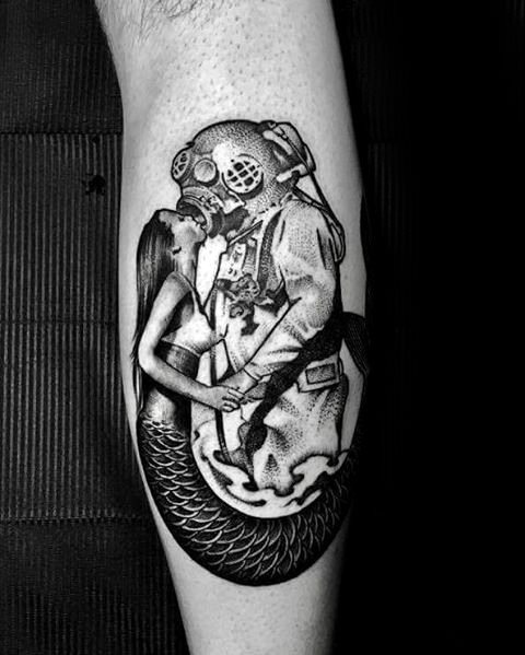 tatuagem mergulhador 103