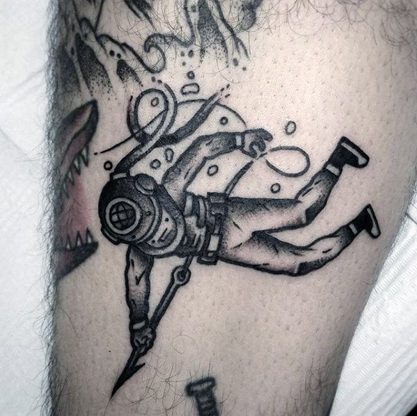 tatuagem mergulhador 93