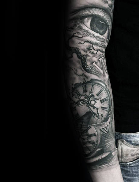 tatuagem numeros romanos 43