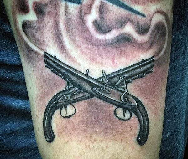 tatuagem pistola 130